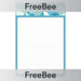 PlanBee Free Polar Writing Frame by PlanBee Resources