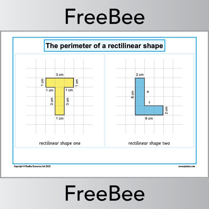 PlanBee FREE Area and Perimeter Posters by PlanBee
