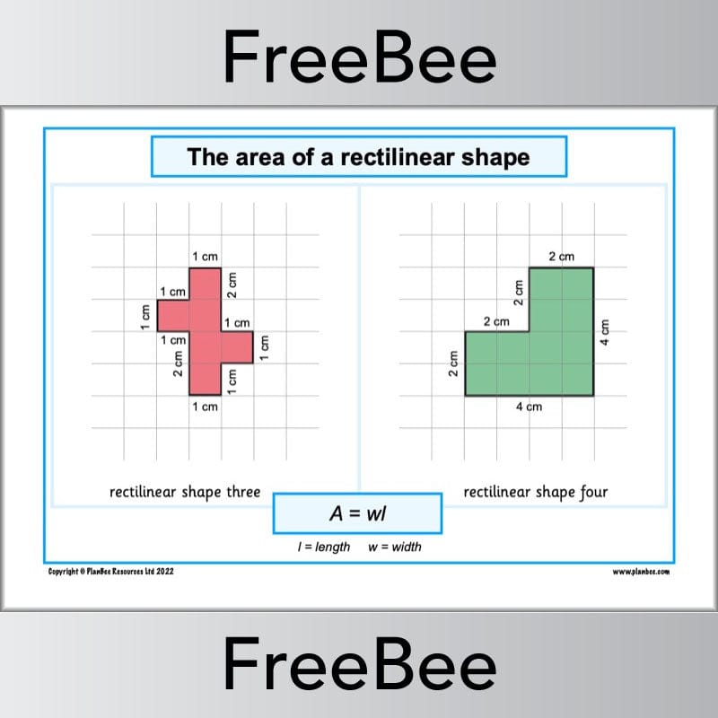 PlanBee FREE Area and Perimeter Posters by PlanBee