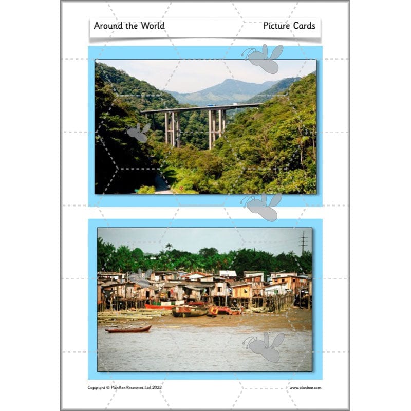 PlanBee Continents of the World KS1 | Around the World Year 1 and Year 2