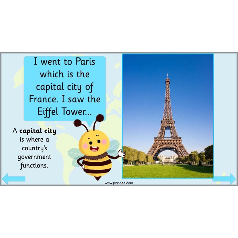 PlanBee Continents of the World KS1 | Around the World Year 1 and Year 2