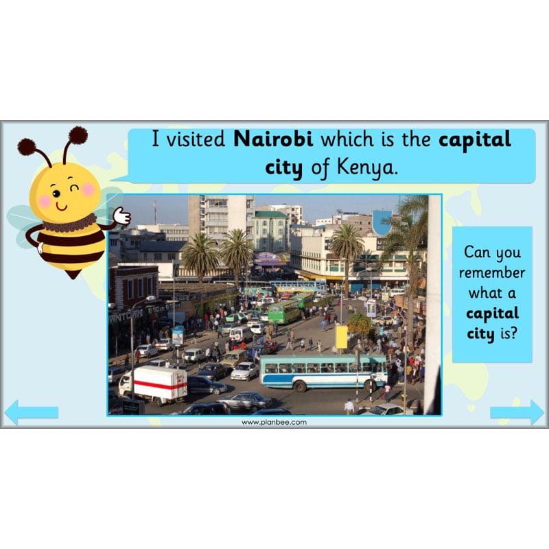 PlanBee Continents of the World KS1 | Around the World Year 1 and Year 2