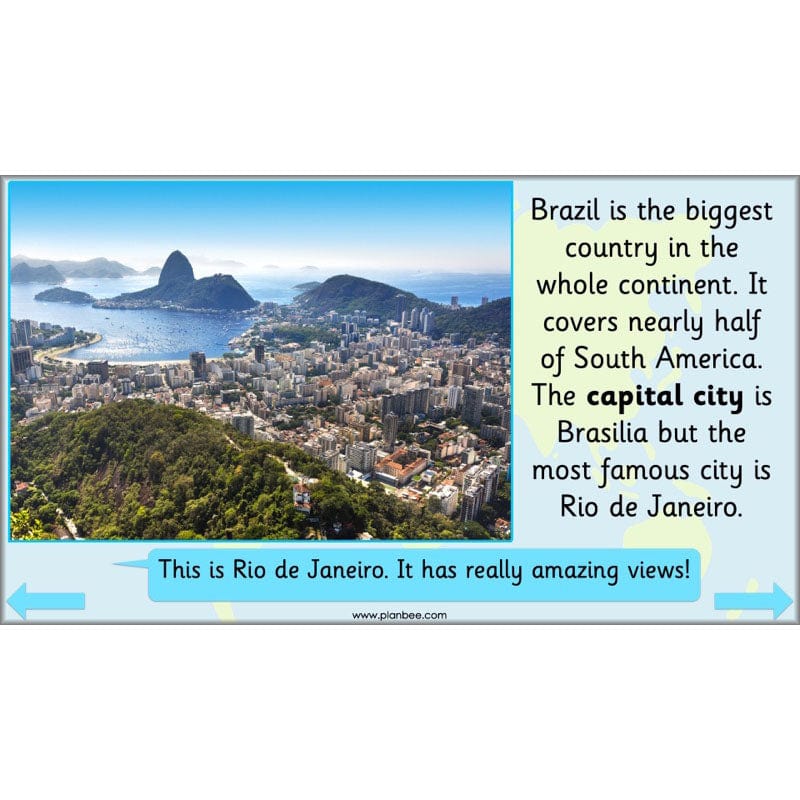 PlanBee Continents of the World KS1 | Around the World Year 1 and Year 2