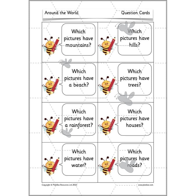 PlanBee Continents of the World KS1 | Around the World Year 1 and Year 2