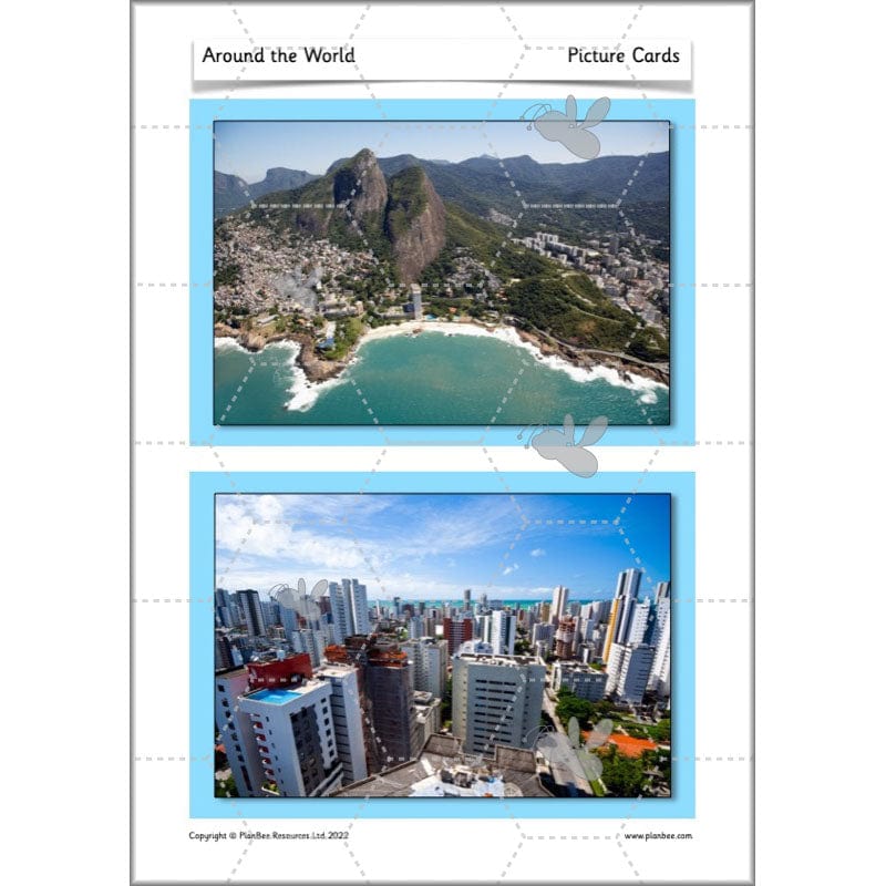 PlanBee Continents of the World KS1 | Around the World Year 1 and Year 2