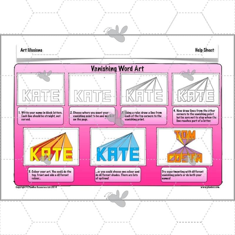 PlanBee Art Illusions KS2 illusion art and op art lessons | PlanBee