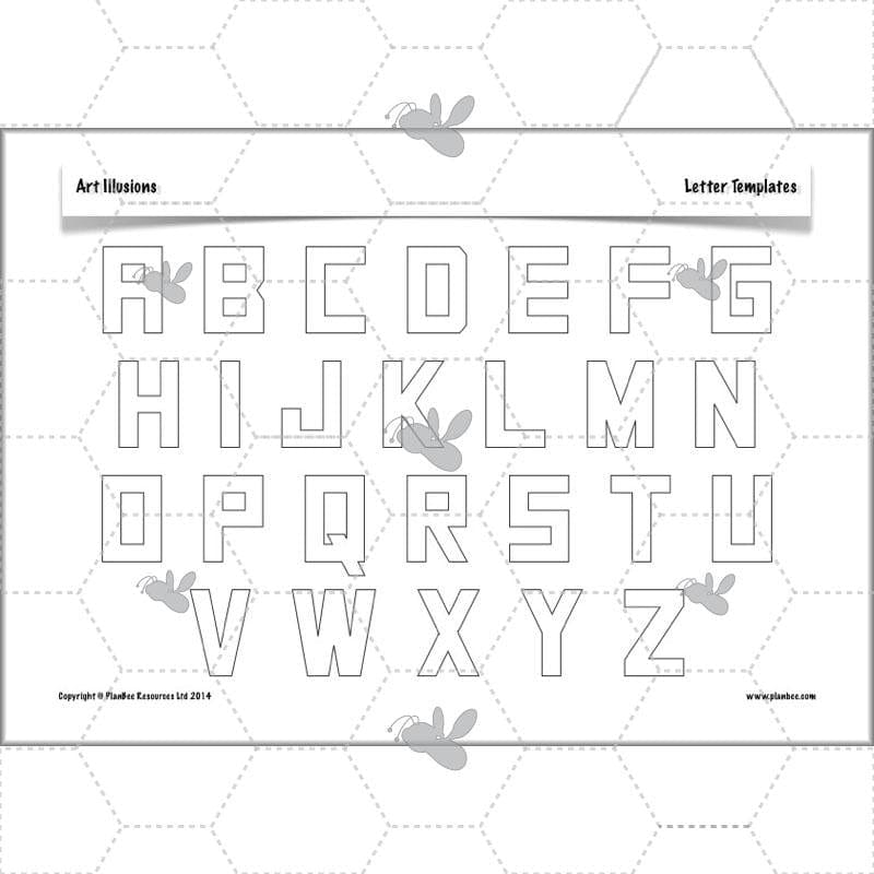 PlanBee Art Illusions KS2 illusion art and op art lessons | PlanBee