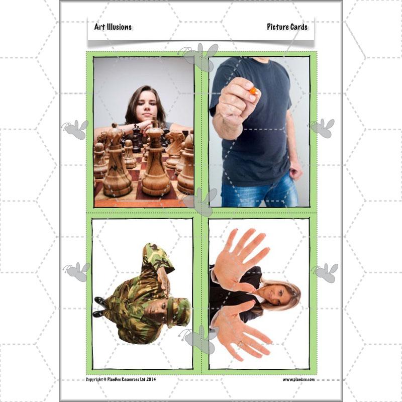 PlanBee Art Illusions KS2 illusion art and op art lessons | PlanBee