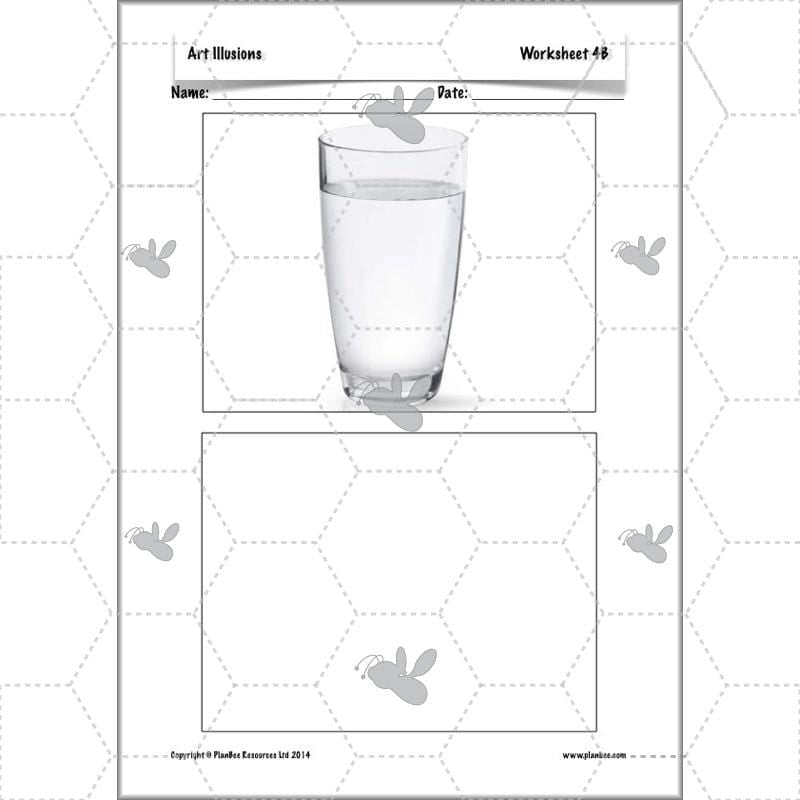 PlanBee Art Illusions KS2 illusion art and op art lessons | PlanBee