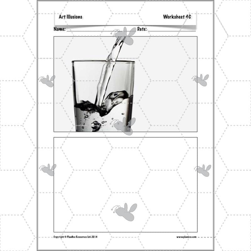 PlanBee Art Illusions KS2 illusion art and op art lessons | PlanBee