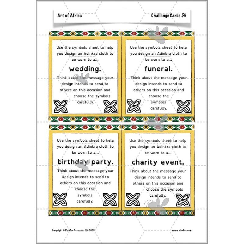 PlanBee African Art KS2 | Art of Africa Lesson by PlanBee