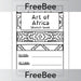 Free Art of Africa Sketch Book Cover by PlanBee