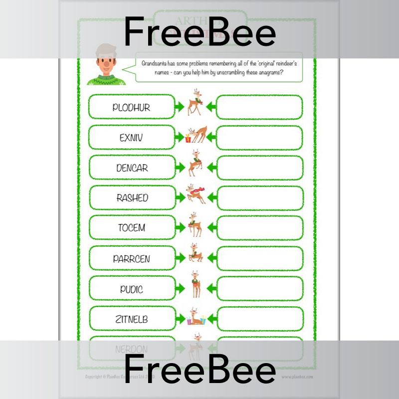 Free Arthur Christmas Activity Sheets by PlanBee