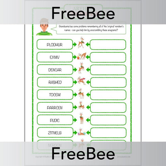 Free Arthur Christmas Activity Sheets by PlanBee