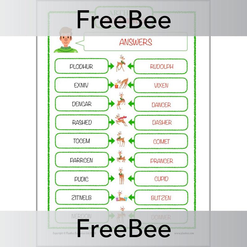 Free Arthur Christmas Activity Sheets by PlanBee