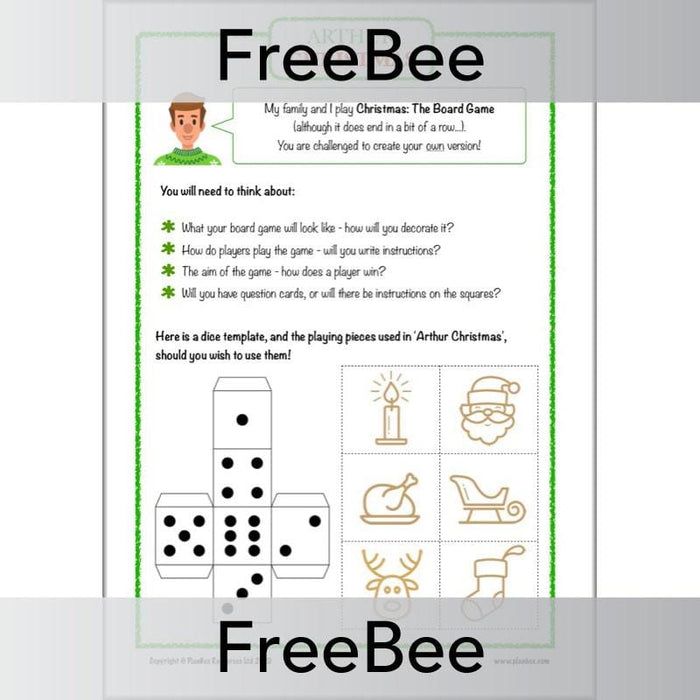 Free Arthur Christmas Activity Sheets by PlanBee