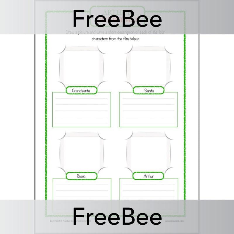 Free Arthur Christmas Activity Sheets by PlanBee