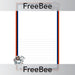 PlanBee Free Astronaut Writing Frame | PlanBee FreeBees