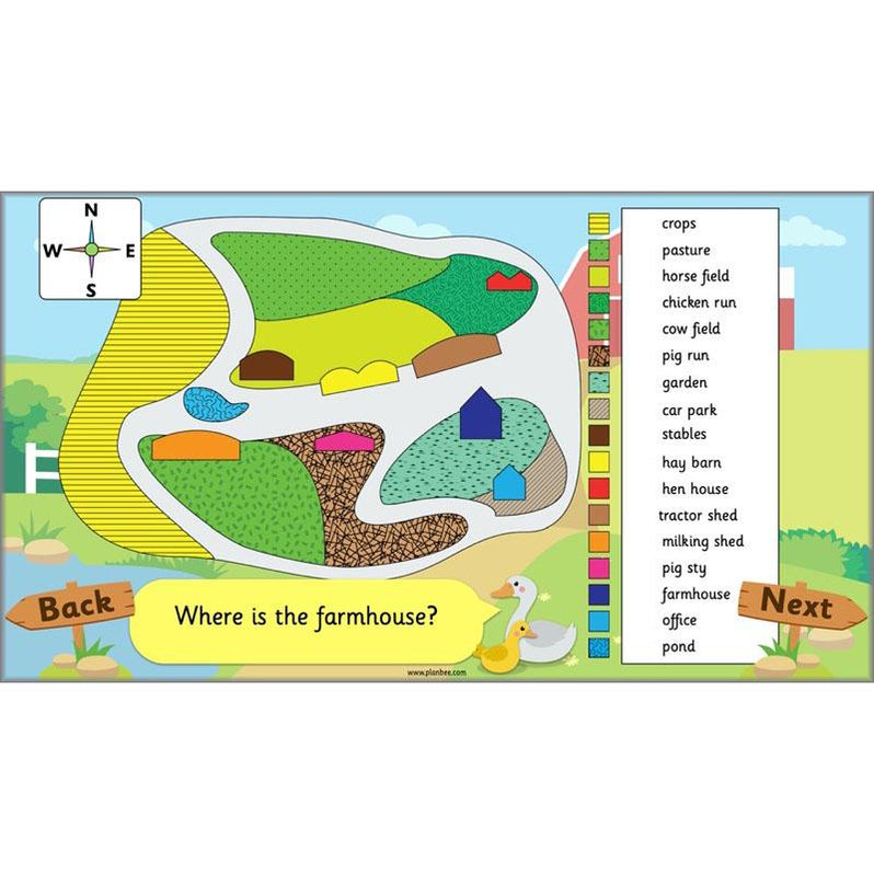 At the Farm lesson plans KS1 Geography pack by PlanBee