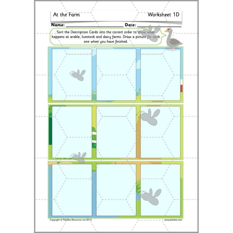 PlanBee At the Farm lesson plans KS1 Geography pack by PlanBee