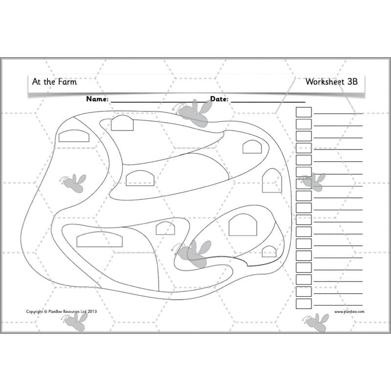 PlanBee At the Farm lesson plans KS1 Geography pack by PlanBee