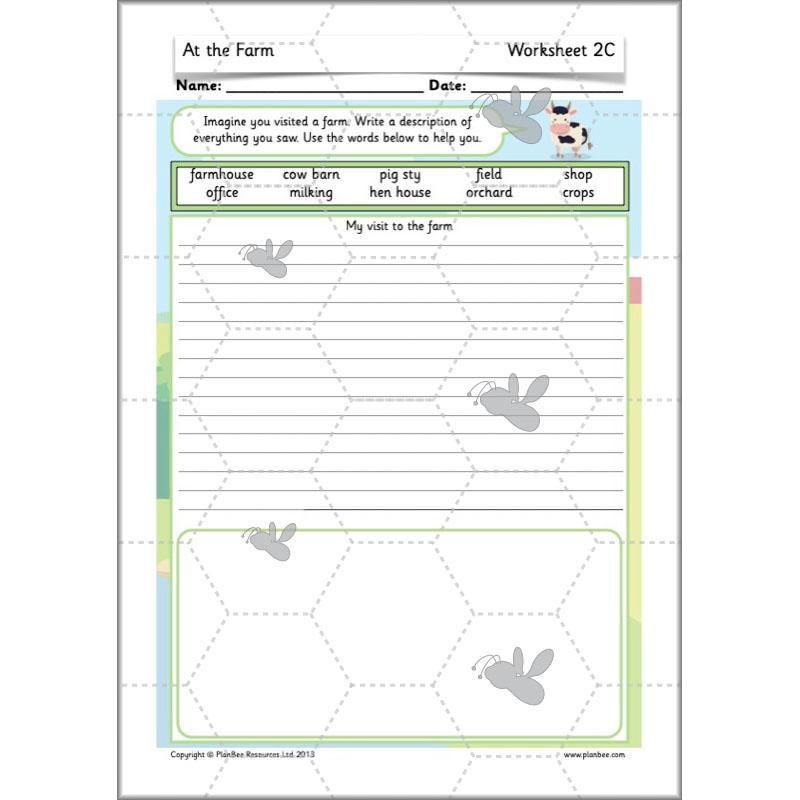 PlanBee At the Farm lesson plans KS1 Geography pack by PlanBee