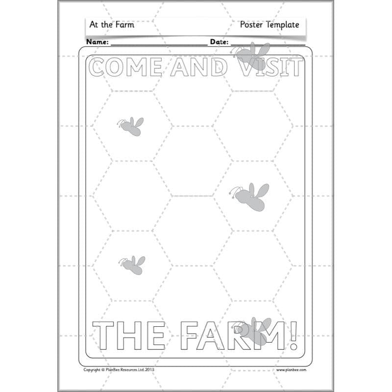 PlanBee At the Farm lesson plans KS1 Geography pack by PlanBee
