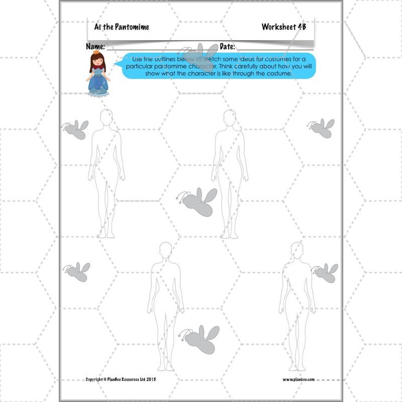 PlanBee Pantomime Ideas for KS2 Art Lessons by PlanBee