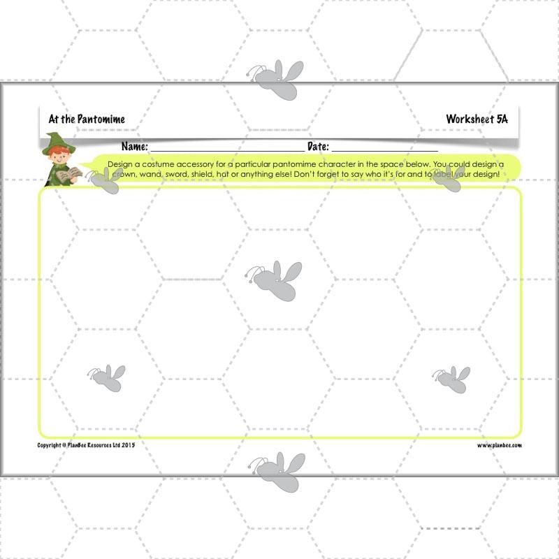 PlanBee Pantomime Ideas for KS2 Art Lessons by PlanBee