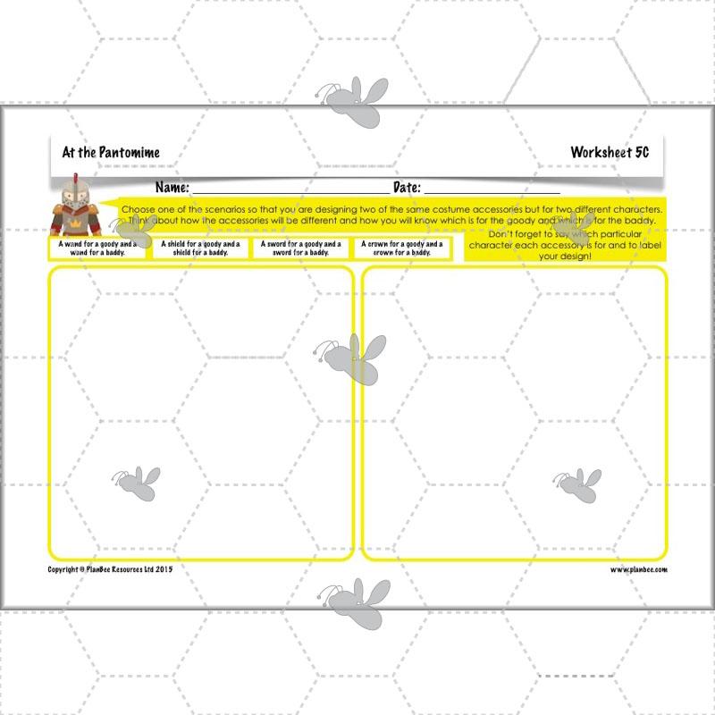 PlanBee Pantomime Ideas for KS2 Art Lessons by PlanBee