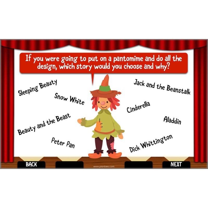 PlanBee Pantomime Ideas for KS2 Art Lessons by PlanBee