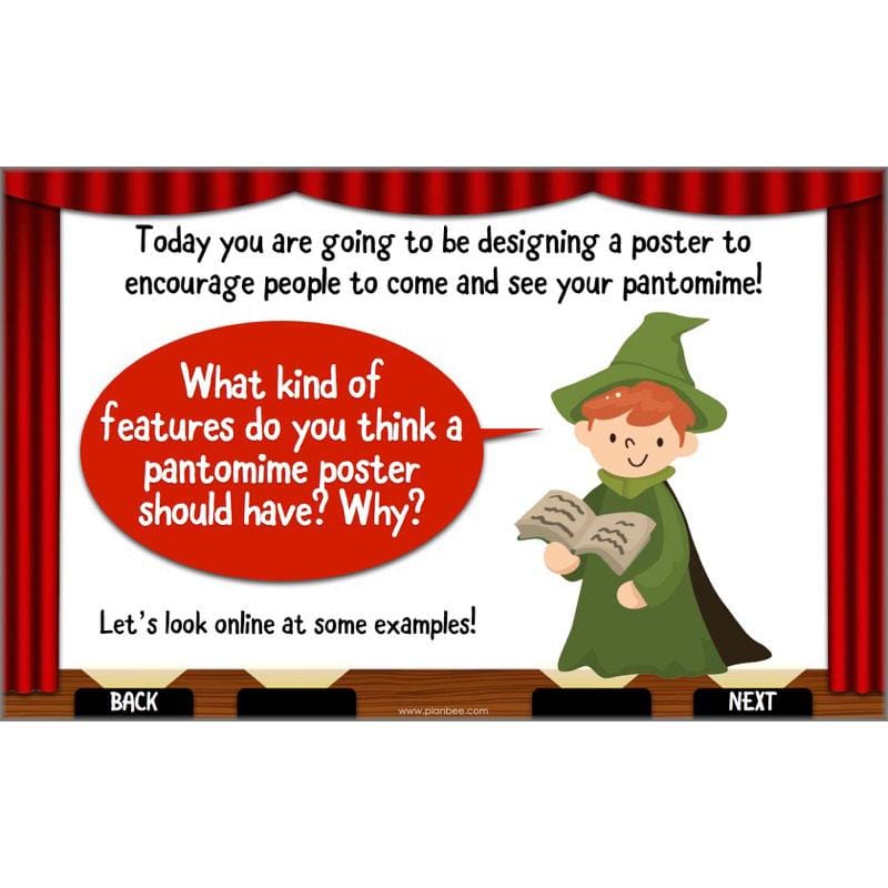 PlanBee Pantomime Ideas for KS2 Art Lessons by PlanBee