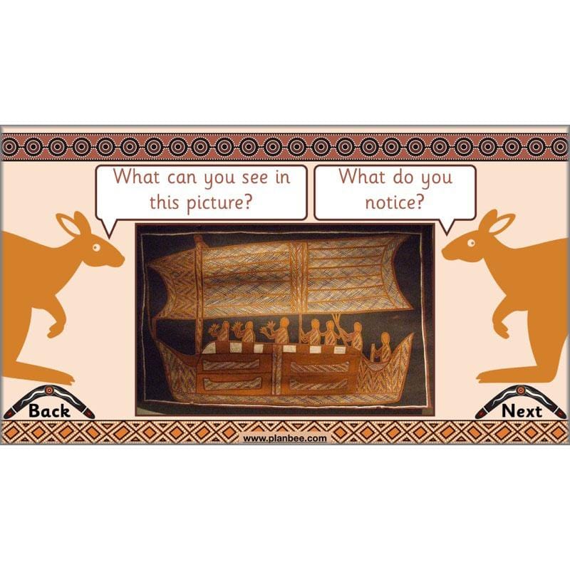 PlanBee KS1 Aboriginal Art Lesson plan and resources by PlanBee
