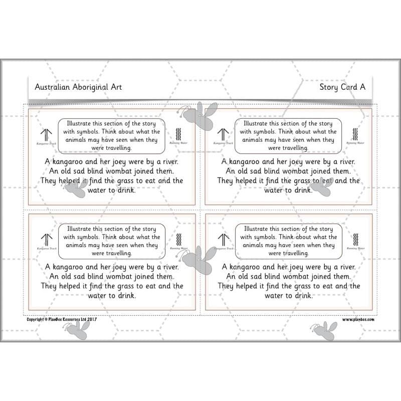 PlanBee KS1 Aboriginal Art Lesson plan and resources by PlanBee