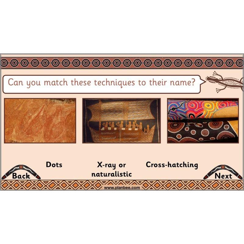 PlanBee KS1 Aboriginal Art Lesson plan and resources by PlanBee