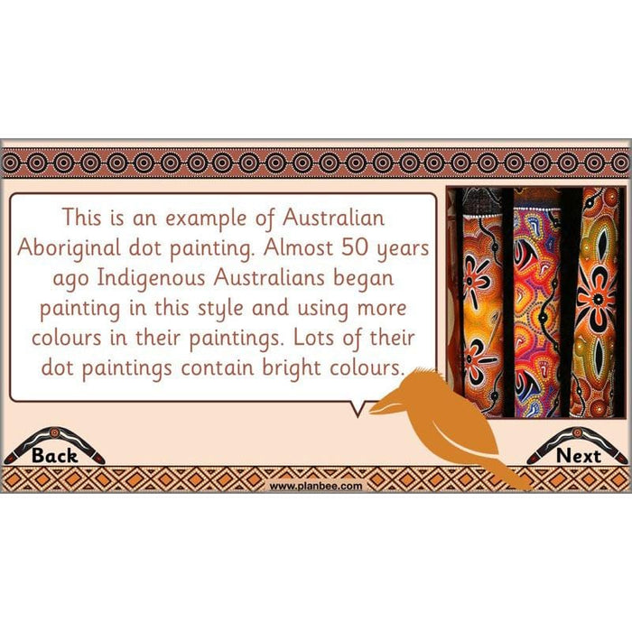 PlanBee KS1 Aboriginal Art Lesson plan and resources by PlanBee