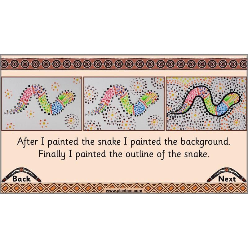 PlanBee KS1 Aboriginal Art Lesson plan and resources by PlanBee