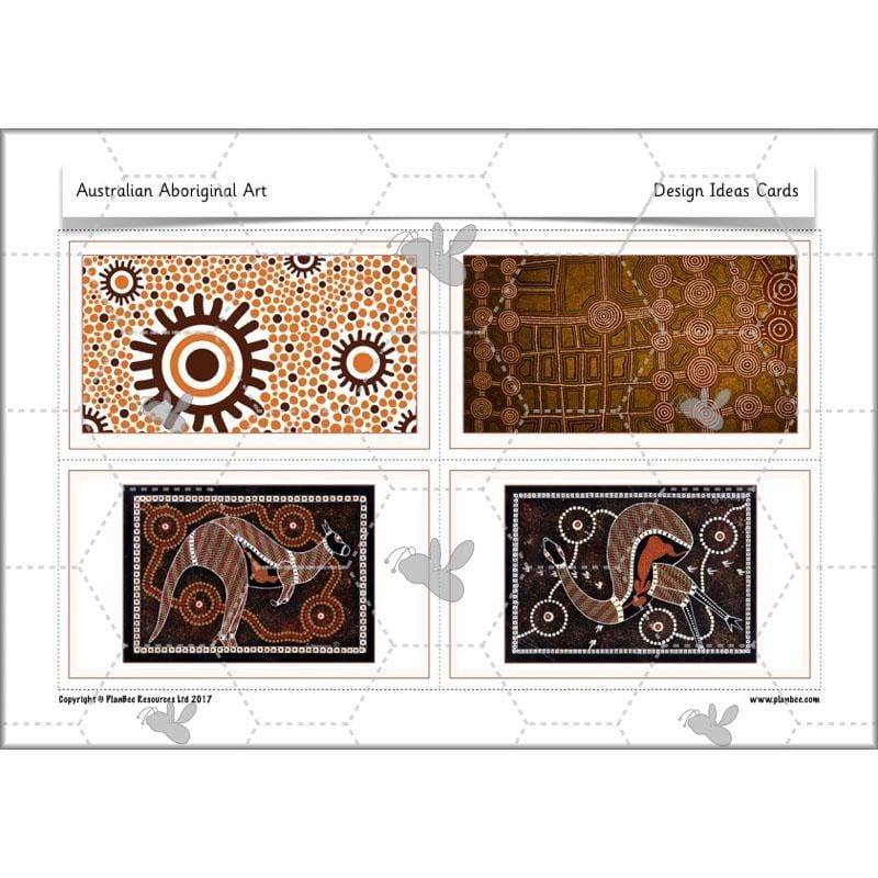PlanBee KS1 Aboriginal Art Lesson plan and resources by PlanBee