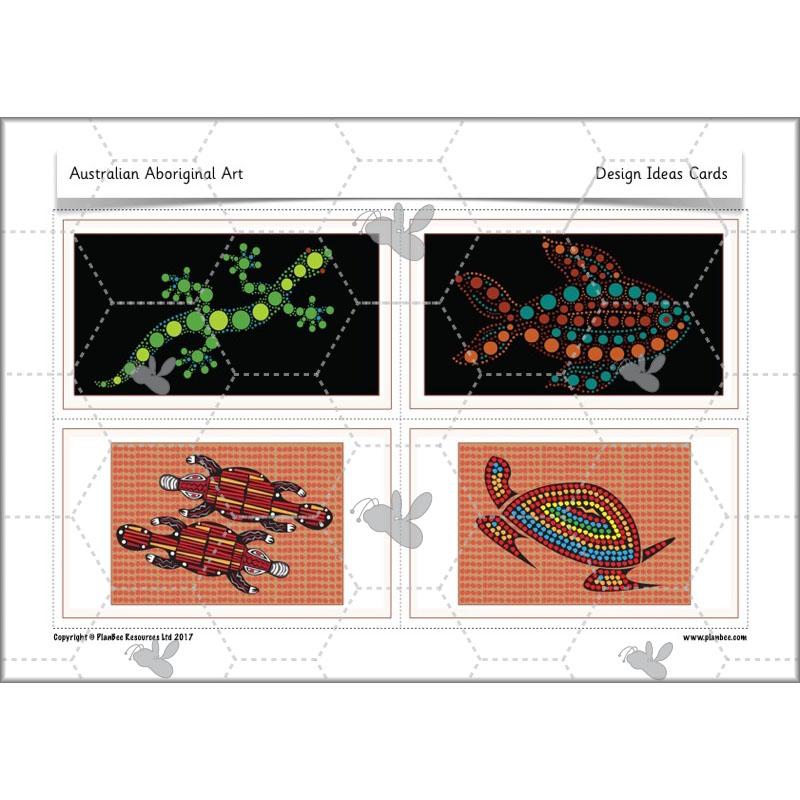 PlanBee KS1 Aboriginal Art Lesson plan and resources by PlanBee