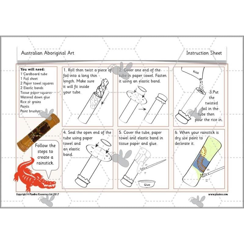 PlanBee KS1 Aboriginal Art Lesson plan and resources by PlanBee
