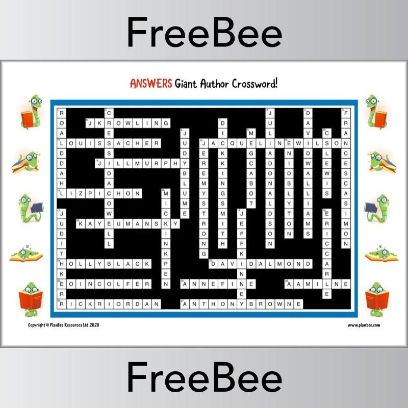 Famous Author Crossword