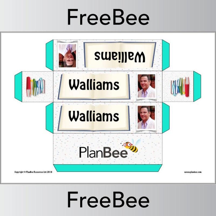 PlanBee Free Authors Group Name Labels | PlanBee