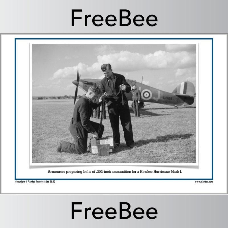 PlanBee Free Battle of Britain Images and Photo Card Pack by PlanBee