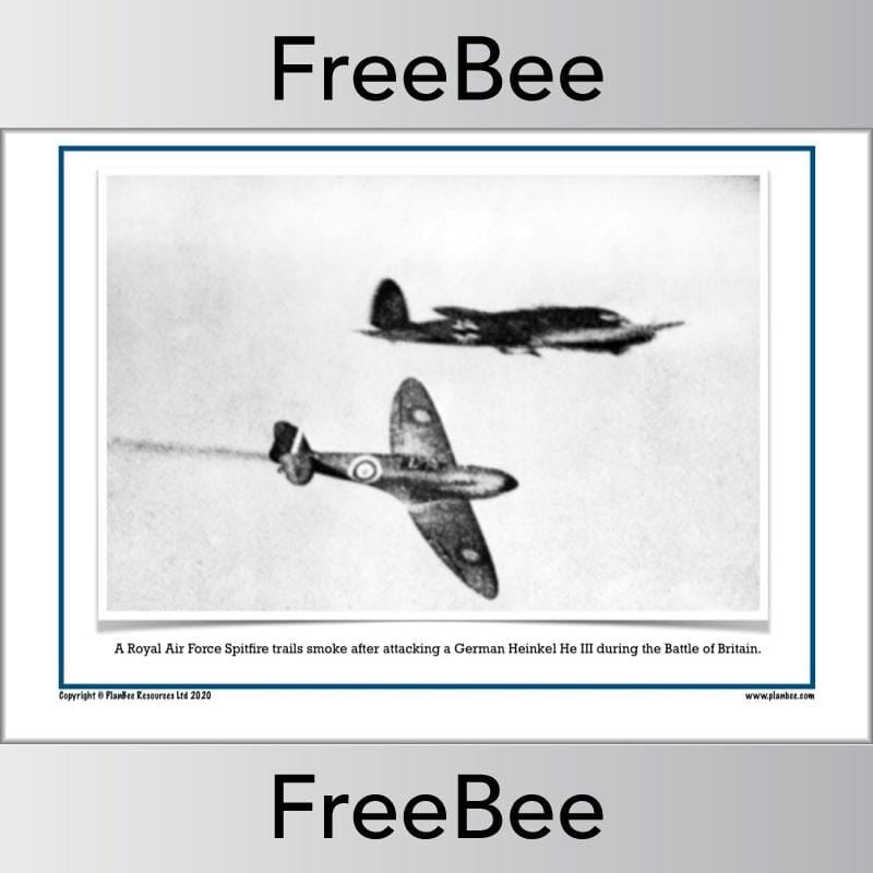 PlanBee Free Battle of Britain Images and Photo Card Pack by PlanBee