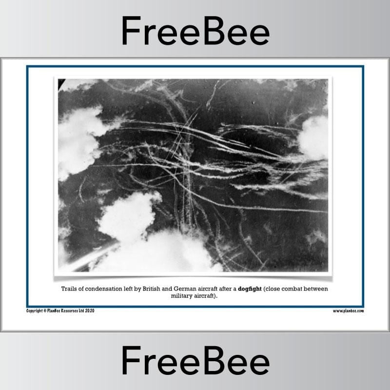 PlanBee Free Battle of Britain Images and Photo Card Pack by PlanBee