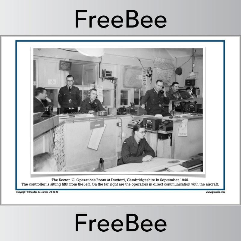 PlanBee Free Battle of Britain Images and Photo Card Pack by PlanBee