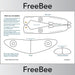 PlanBee FREE downloadable Paper Spitfire Template by PlanBee