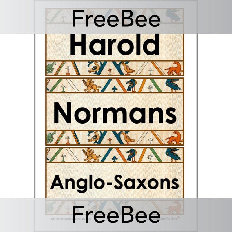 PlanBee Free Battle of Hastings KS1 KS2 Display Pack by PlanBee