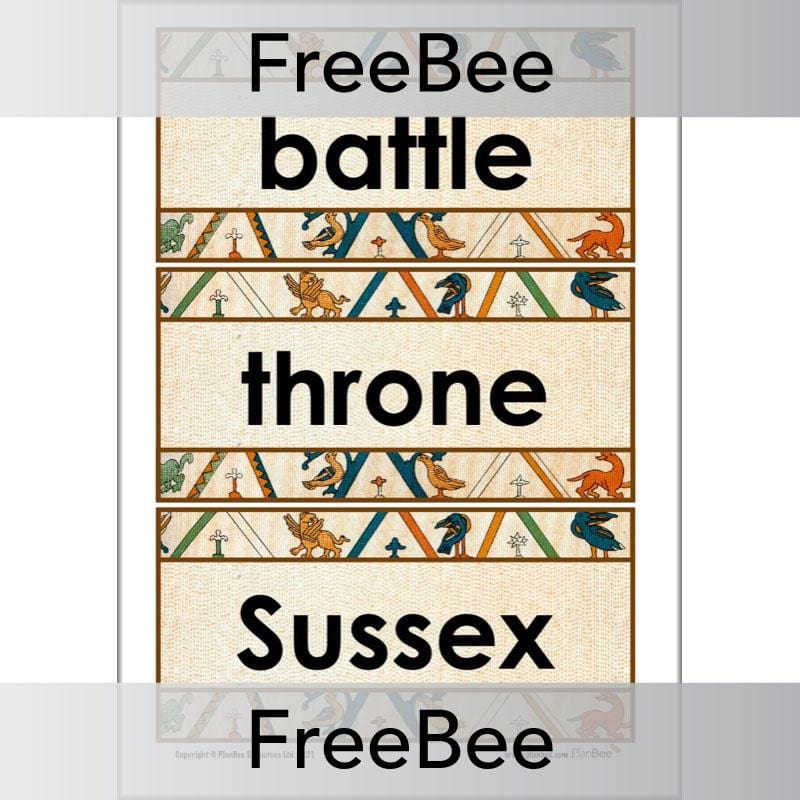 PlanBee Free Battle of Hastings KS1 KS2 Display Pack by PlanBee