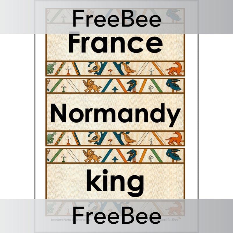 PlanBee Free Battle of Hastings KS1 KS2 Display Pack by PlanBee